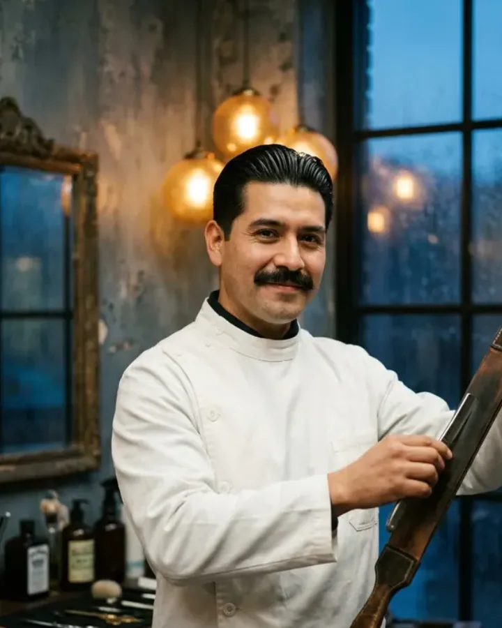 M. Ortiz, barber