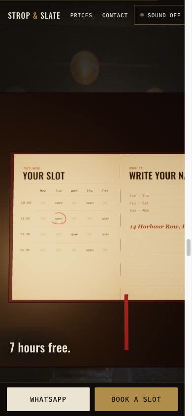 Phone: the booking book